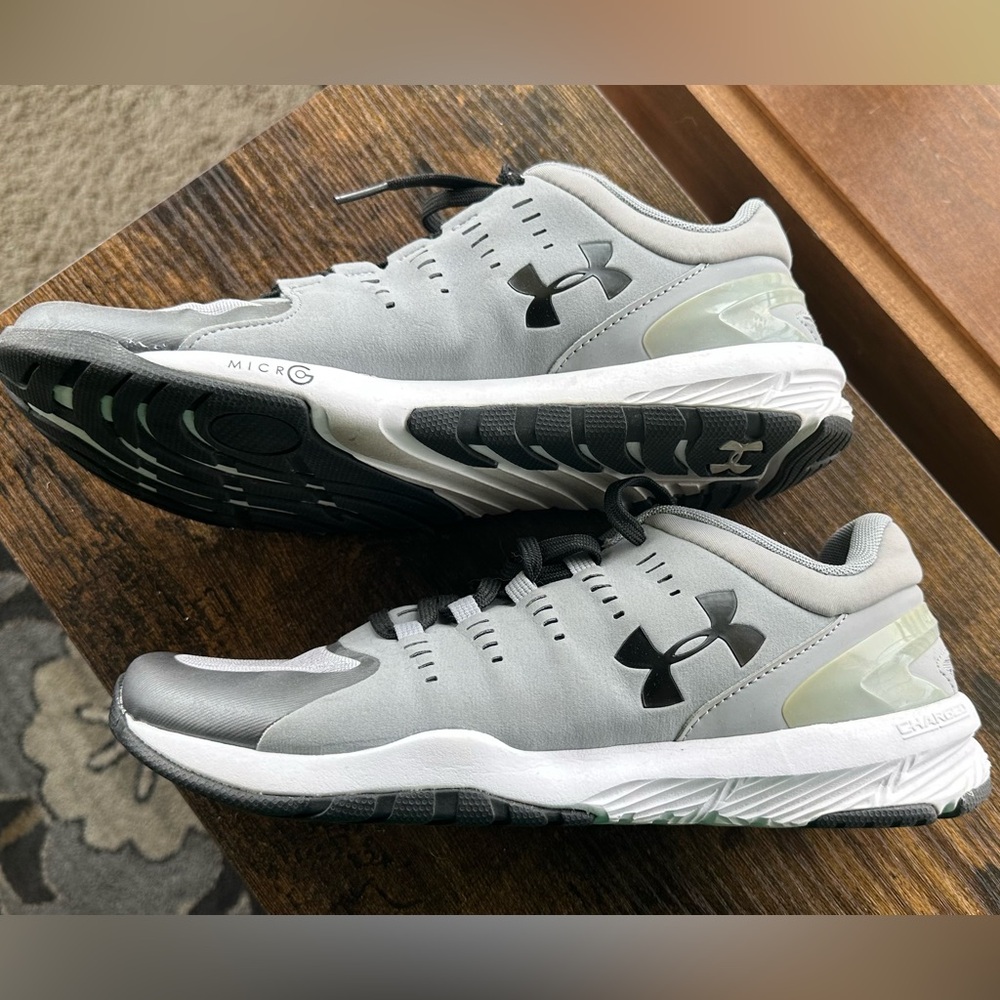 Grey Under Armour Charged Sneakers